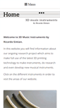 Mobile Screenshot of 3dmusicinstruments.com